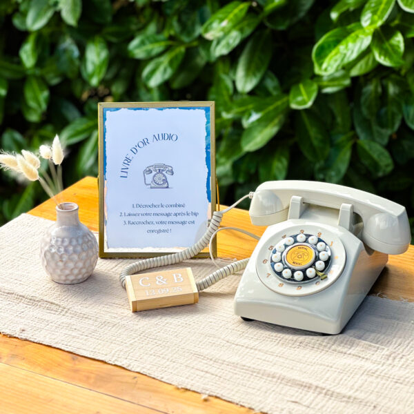 Téléphone livre d'or audio Eliot