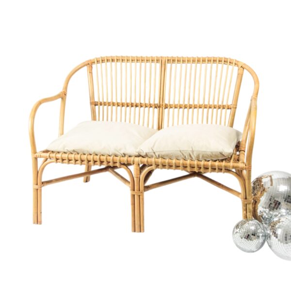 Banquette en rotin Aimée