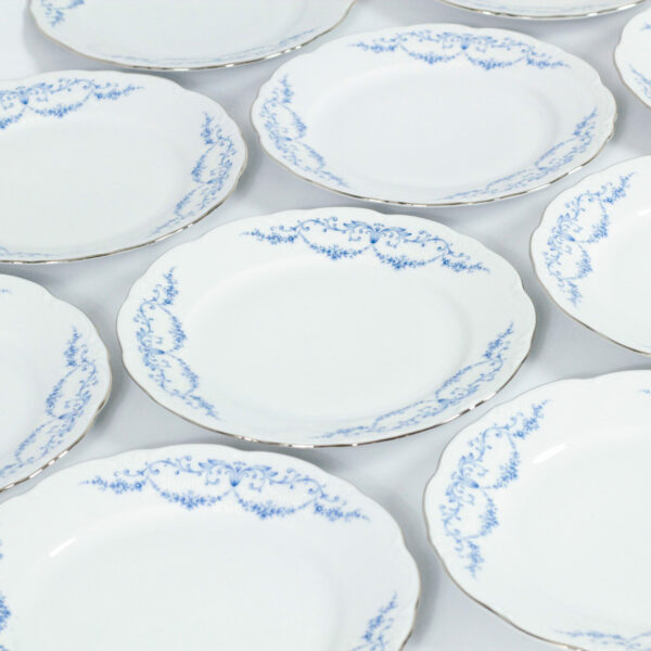 Les ciels de porcelaine - Grande assiette plate