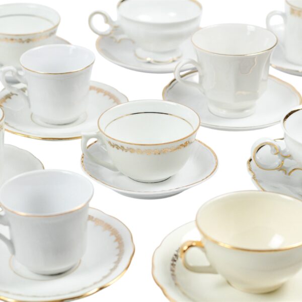 Les rubans d'or - Tasse et sous-tasse