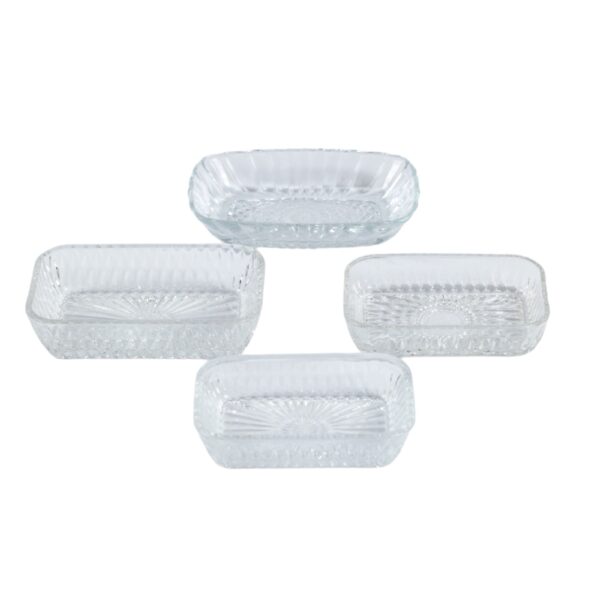 Beurrier en verre vintage