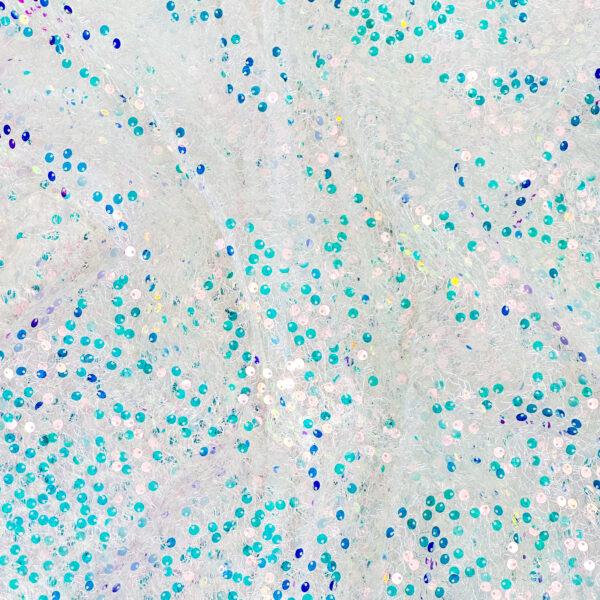 Chemin de table à sequins holographique 30x180