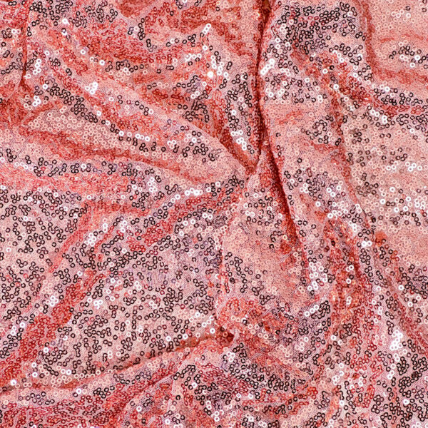 Chemin de table à sequins rose gold 30x180