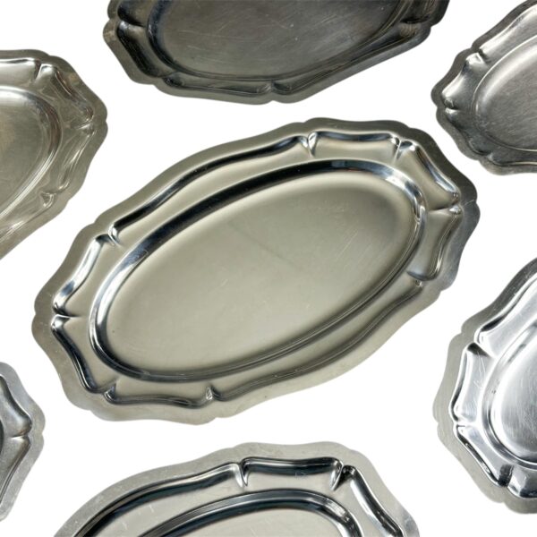 Les argentés - Plat ovale